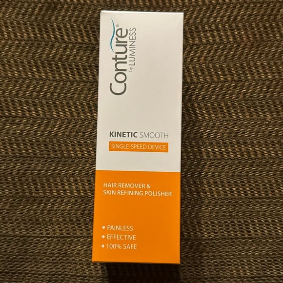 NWT LUMINESS CONTURE KINETIC SMOOTH DEVICE Facial Hair Remover Razor Exfoliator - Picture 1 of 5